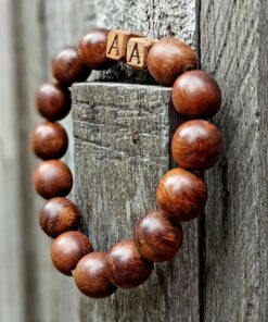 Bracelet on the wooden wall
