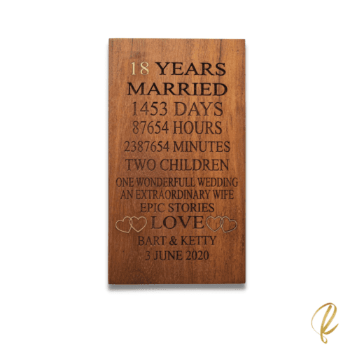commemorative plaque with shadow