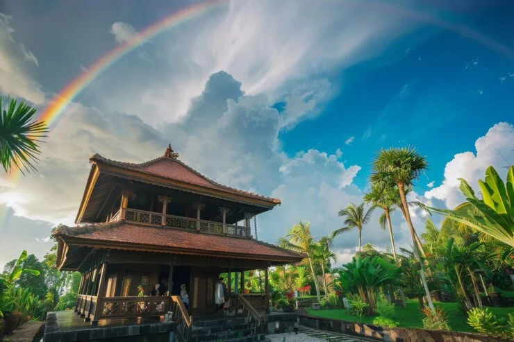 landscape-with-colorful-rainbow-appearing-sky
