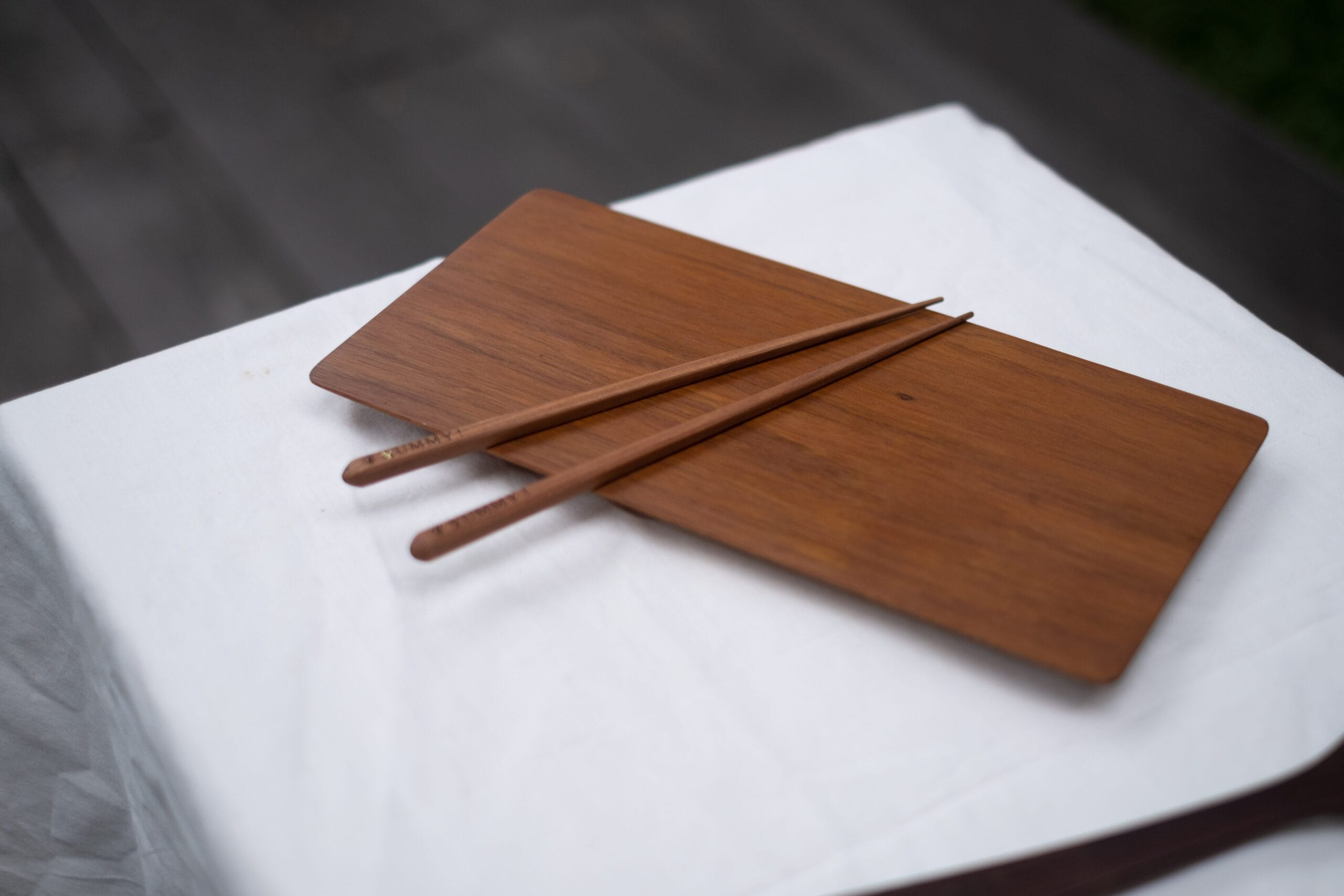 Chopstick Set - Recycled wood
